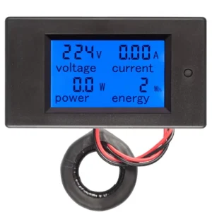 PZEM 061 Digital Power Meter AC Single Phase 80 260V 10A 100A Voltage Current Watt Energy Meter with Coil CT Measures KWH