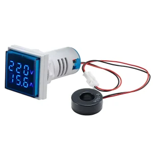 Panel Meter Indicator Voltmeter Ammeter Volt Meter with signal Light pilot Lamp