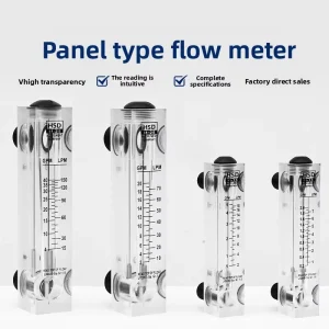 Panel mounted Rotary Type Liquid Flow Meter 1/5/10/20/40 G Stainless Steel Corrosion Resistant High Transparency