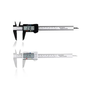 Permanent Accessories Microblading Accessories Electronic Digital Vernier Caliper Black White Electronic Plastic Digital Caliper