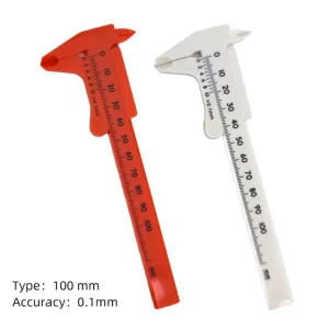Permanent Inch Accessories Slide Makeup Student Metric Beauty Gauge Tool Caliper Ruler Measuring Plastic Vernier Eyebrow Tattoo
