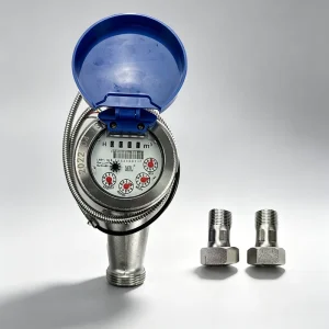 Photoelectric Direct Reading Remote Water Meter Brass IP68 Protection Accurate No Error DN15 DN100 Wired Wireless Compatible