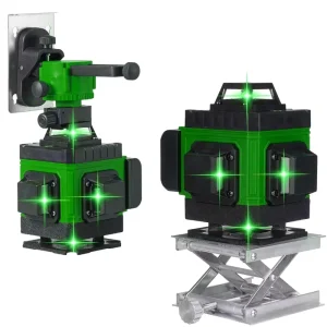 Photoelectric Electric Industrial Grade 16 Line Rotary Laser Level Self Leveling 4 Green 360 Degree Laser Tool
