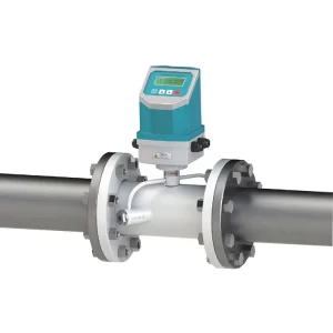 Pipe Inline Variable Area Water Flow Meters TUH2000 Flange Type OEM +/-1% Accuracy LCD Digital