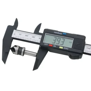 Plastic Electronic Digital Caliper 0-150mm Carbon Fiber Jewelry Vernier Caliper