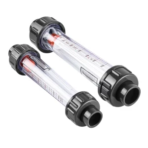 Plastic Flowmeter OEM Short Tube Liquid Water Flow Sensor Float Type Corrosion Resistant Measuring Device Quick Connect