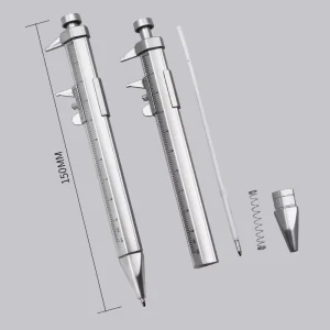 Plastic Logo Pen Caliper Ruler Gift Stationery Tool Creative Vernier Ballpoint Pen Novelty in Stock