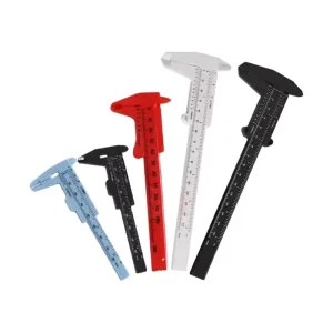 Plastic Ruler Sliding Gauge Vernier Caliper for Jewelry and School Students Mini Vernier Calipers