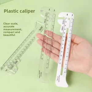 Plastic Vernier Caliper High Precision Measuring Tool Mini Student Ruler