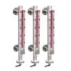 Plastic pp Remote Stainless Steel Float Level Switch Magnetic Flap Glass diesel tank Level Gauge