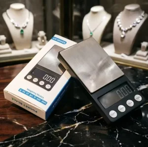 Pocket Scale High Precision 500g 0.01g Digital Stainless Steel Jewelry Gold Diamond Scale