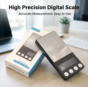 Pocket Scale High Precision 600g 0.01g Digital Stainless Steel Jewelry Gold Diamond Scale