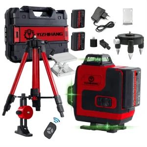Popular 4D 16 Lines Mini Laser Level 360 Self Leveling Cross Vertical Horizontal Laser With Lithium Battery