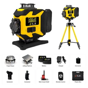 Popular Automatic Self Levelling Laser Level Cross Line with Magnetic Bracket for Indoor Outdoor Home Renovation Leveling Tool