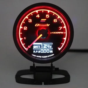 Popular Sales Universal Car Modified Panel Racing Coolant Temperature RPM Turbocharger Oil Temperature Pressure Vacuum LED Gauge