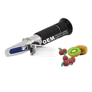 Portable 0-25% Digital Wine Alcohol Refractometer Handheld Automatic ABBE Type with Brix 0.2 Accuracy CE Certified