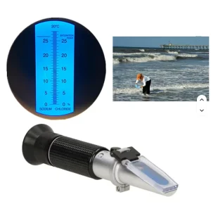 Portable 0 28% Nacl ATC Refractometer Salinity Meter Sodium Chloride Salt Refractometer