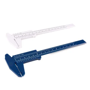 Portable 0 6 Inch Mini Plastic Vernier Caliper 150mm Measuring Tool for Home & School Use