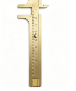 Portable 0-80mm Sliding Gauge Brass Vernier Caliper Professional Measuring Tool for Jewelry