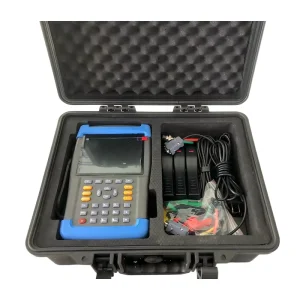Portable 3 Phase Power Quality Analyzer Grid Energy Monitor with Harmonic Analysis Data Logging with 1 Year Warranty