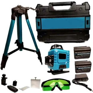 Portable 360 Degree Self Calibration Multifunctional Level Instrument Kit 16 Line 4D Multi Scene IP65 Waterproof Lithium