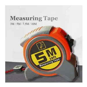 Portable 3m 5m Metric Steel Coated Plastic ABS+60C Steel Measuring Tape Magnetic Hook Rubber Clip 19mm Blade