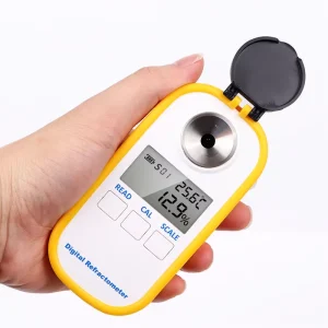 Portable Auto Digital Refractometer 0 92% Brix Handheld Refractometer Digital Auto Portable Refractometer Sugar Honey with ATC