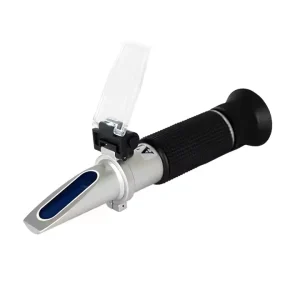 Portable Brix Refractometer 0-40% Brix Alcohol 0-25% Wine Sugar Refractometer With ATC