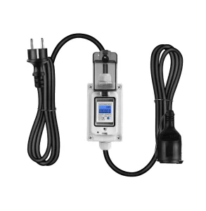 Portable Copper Conductor Energy Meter for Industrial & Auto Use with EU Plug