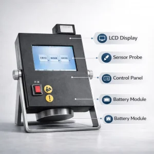 Portable Density Gauge Soil Testing Non Nuclear Electric Density Meter with GPS Function