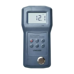 Portable Digital Ultrasonic Thickness Gauge UM6500 4.5 Digit LCD Accurate 1mm-245mm Range 0.5