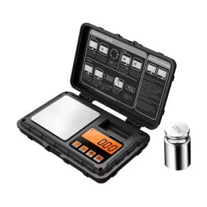 Portable Electronic Digital 200g 0.01g Jewelry Scale Gold Mini Toolbox with Battery Power Precise Gram Scale for Diamond Pocket