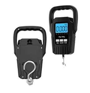 Portable Electronic Scale Household Outdoor Luggage Weighing Scale LCD Backlight Luggage Scale 50kg
