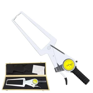 Portable Extended Jaw Caliper Gauge Handheld Thickness Meter for Tube Plastic Metal Sheet Thickness Testing