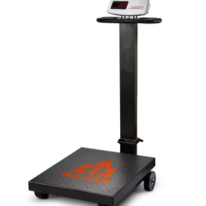 Portable Foldable Electronic Weighing Scale 60kg-1000kg with LCD Display Waterproof Anti-slip With Swivel Wheels (Customizable)