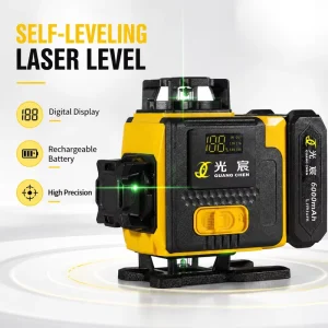 Portable Green Beam Laser Level Auto Self leveling IP54 Dustproof Measuring Tool for Building Construction Layout