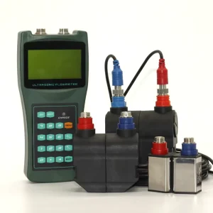 Portable Hand-Held Ultrasonic Flowmeter for Measure Liquid Flow Velocity Inspection
