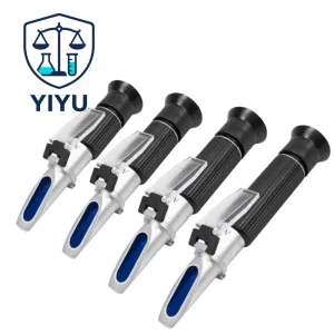 Portable Hand Refractometer Brix Meter Handheld Sugar Tester for Fruit Wine Beer Juice Liquid Concentration Test Laboratory Use