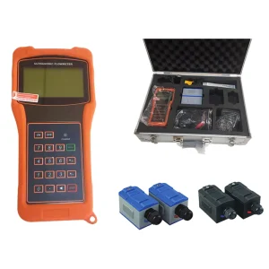 Portable Handheld Battery Powered Variable Area Water Oil Flow Meter LCD Display RS485 Metal Construction OEM Fluid Measurement