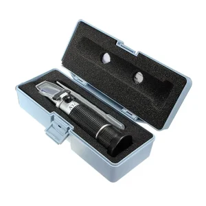 Portable Handheld Laboratory Refractometer 0 20% Brix ATC Measurement Range