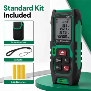 Portable Handheld Smart USB Charging 40m 60m 80m 100m LCD Infrared Laser Measuring Tool Laser Rangefinder