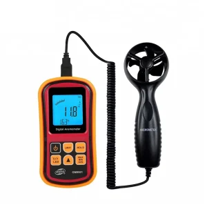 Portable LCD Digital Anemometer Wind Speed Sensor Handheld Air Flow Meter