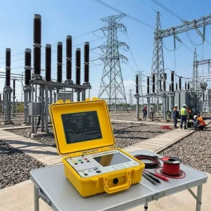 Portable Lightning Arrester Live Test Zinc Oxide Surge MOA Resistive Current Leakage Current Analyzer On-line Substation Tester