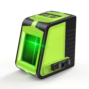 Portable Mini 2-Line Laser Level MQT-2 Green Beam with High Precision Bright Infrared Alignment