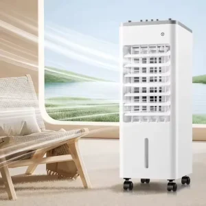 Portable Mini Evaporative Cooler Mobile Air Conditioner Fan Freestanding Cooling Fan for Home Office