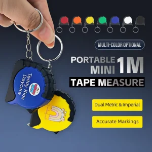 Portable Mini Measuring Tape with Logo 1m Practical Promotional Gifts