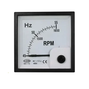Portable Precise BE-72 45-55HZ+rpm 400V Analog Panel Electrical Frequency Hz+rpm Meter
