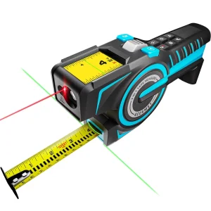 Portable Small Size Electric Laser Tape Measure Meter High Precision Measuring Tools with Digital Real time Screen