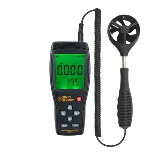 Portable Smart Sensor Digital Anemometer AS856 With Wind Speed Resolution 0.001m/s