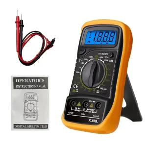 Portable XL830L Digital Multimeter for Diode Continuity Transistor Test